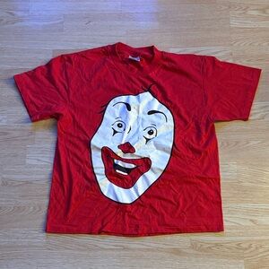 Red Kids T-Shirt with Clown Face
